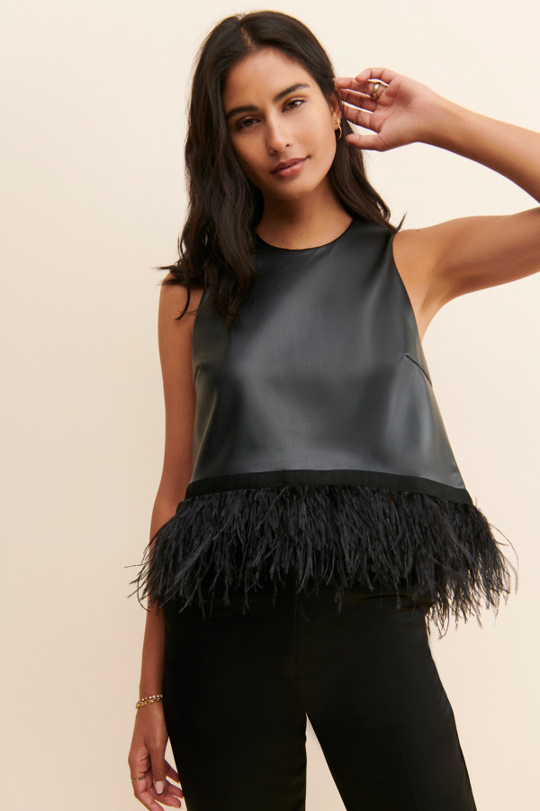 Feathered Tank | Nuuly Feathered Tank | Nuuly