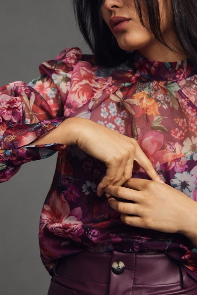 【完売・未使用】bow.a BOUQUET BLOUSE Ascension Billow Blouse – The Lake Forest Shop