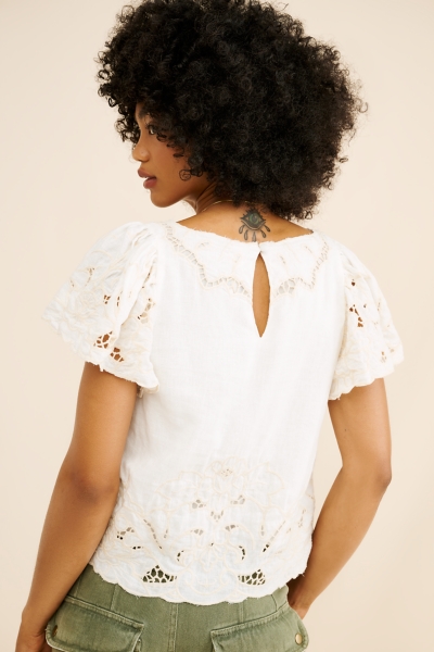 The Lainie Lace Blouse | Nuuly