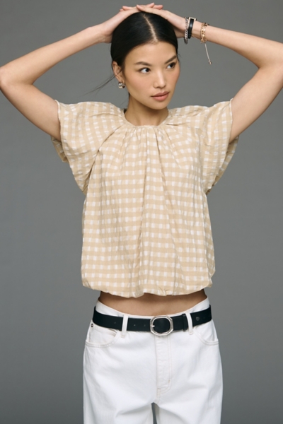 Textured Puff Sleeve Top | Nuuly