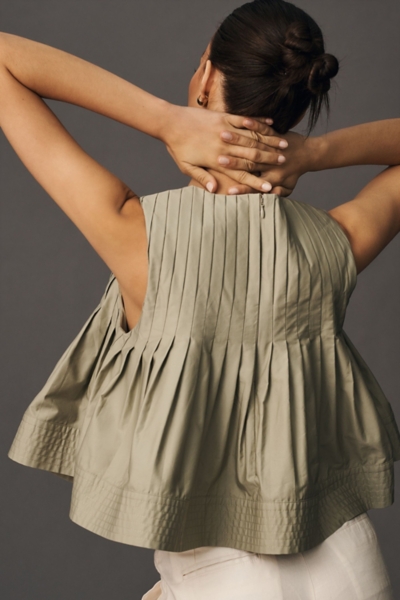 Pleated Structured Swing Tank | Nuuly