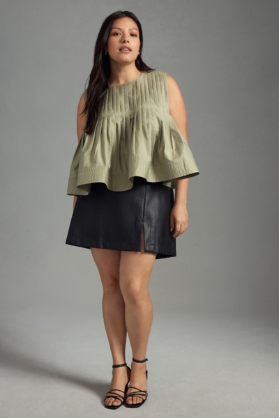 Pleated Structured Swing Tank | Nuuly