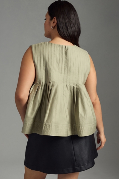 新作サルセーション　Back Pleat Tank Top Sacai Back Pleat Black T-shirt – Runway Catalog