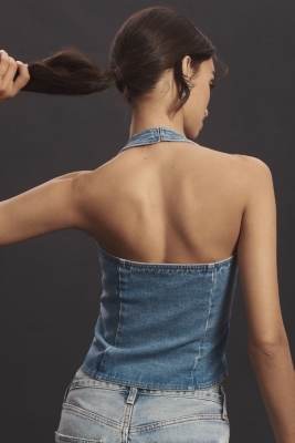 AMOMENTO/アモーメント DENIM VEST ベスト AM24SSW01VT（ベスト