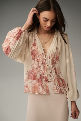 Delicate Pintuck Blouse | Nuuly