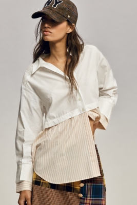 Twofer Layered Buttondown Shirt | Nuuly