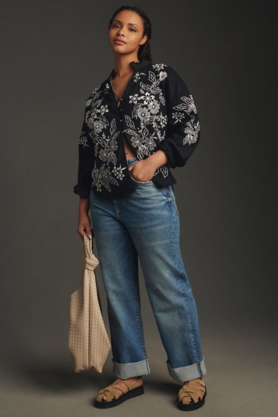 The Tavi Buttondown Blouse: Embroidered Edition | Nuuly