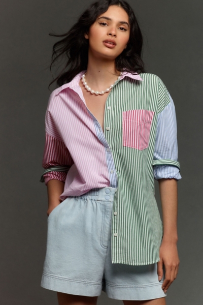 The Bennet Buttondown Shirt: Mixed Stripe Edition | Nuuly