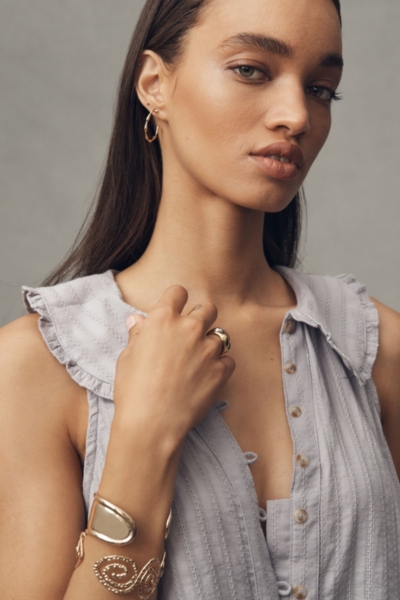 The Keira Collared Button-Front Blouse: Tank Editi | Nuuly