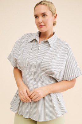 The Tobie Pleated Blouse