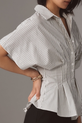 The Tobie Pleated Blouse