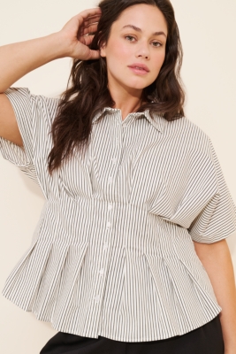 The Tobie Pleated Blouse