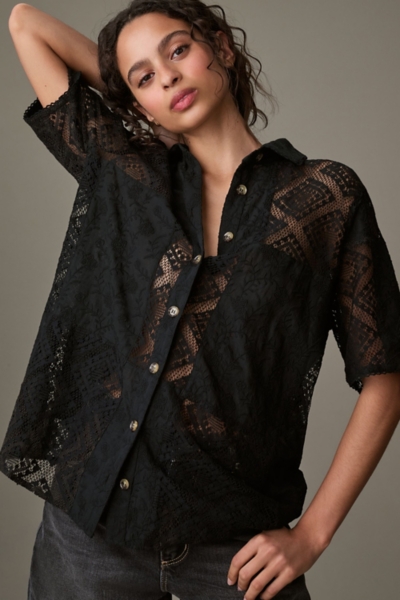 Mix Lace Surf Shirt | Nuuly