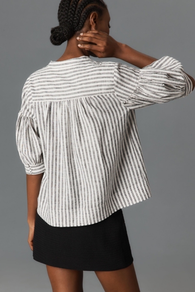 The Darcey Popover Swing Top: Linen Cotton Edition | Nuuly