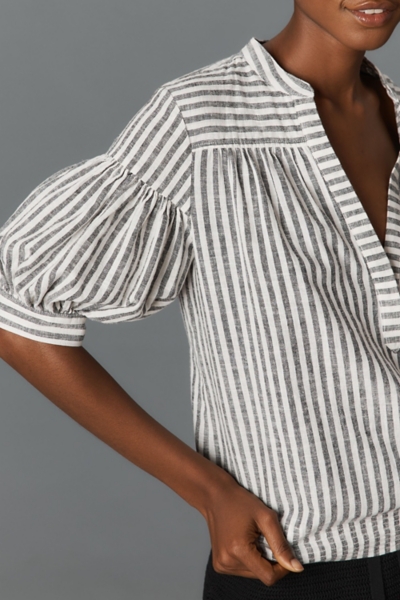 The Darcey Popover Swing Top: Linen Cotton Edition | Nuuly