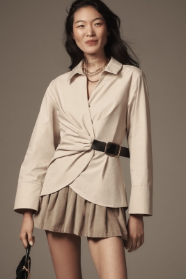 Buckle Side Blouse | Nuuly