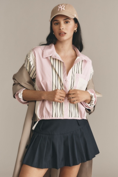 Drawstring Buttondown Top | Nuuly