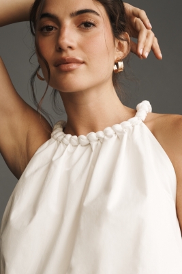 Braided Bubble-Hem Tank Top | Nuuly