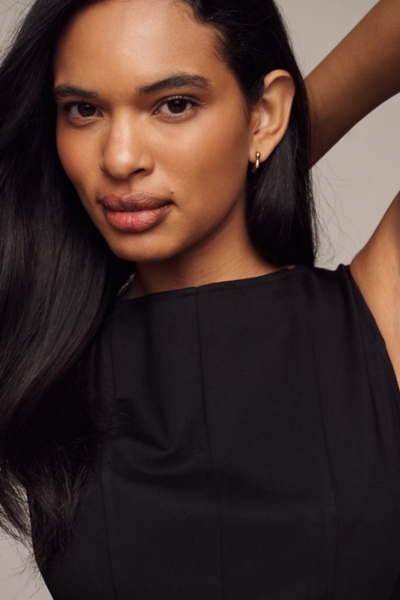 Sleeveless Seamed Peplum Top | Nuuly