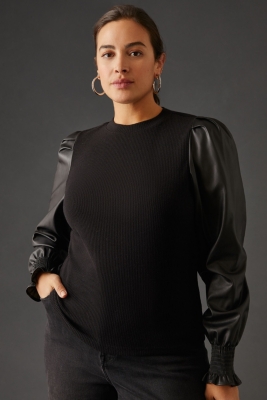 Poppy Puff Shoulder Top