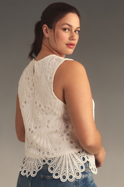 Eyelet Tank Top | Nuuly