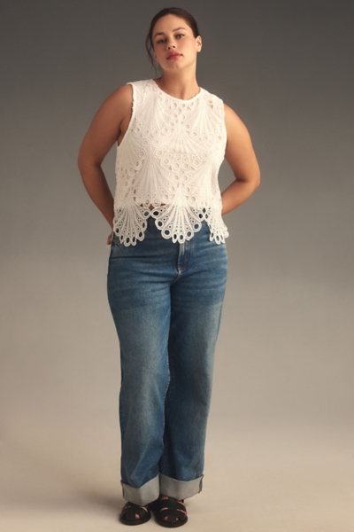 Eyelet Tank Top | Nuuly
