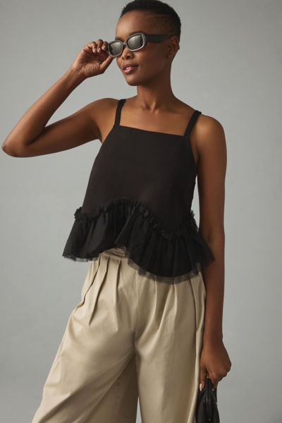 Tulle-Hem Ponte Tank | Nuuly