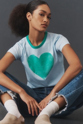 SIGNATURE CONTRAST T-SHIRT - courrèges (クレージュ)
