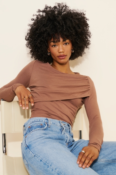 Ruched Off-Shoulder Top | Nuuly