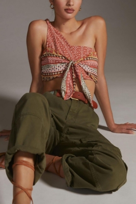 One-Shoulder Scarf Top | Nuuly