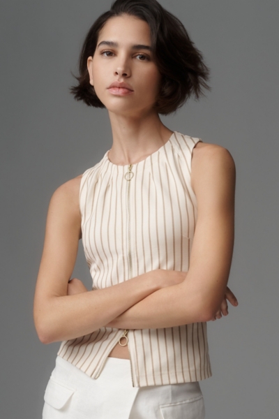 Sleeveless Zip-Front Shell | Nuuly