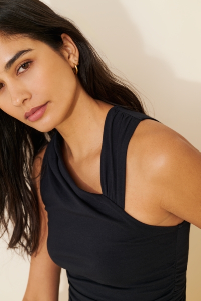 Asymmetrical Draped Tank | Nuuly