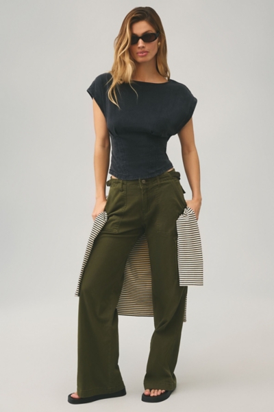 Corset Seamed Tee | Nuuly