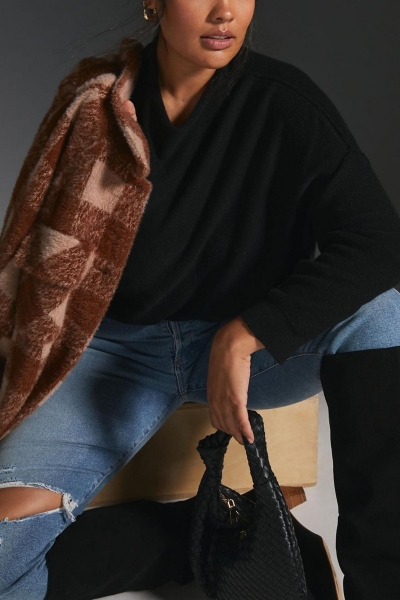 The Alani Cashmere Mock Neck Sweater | Nuuly