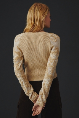 Mesh Sparkle Midi Skirt