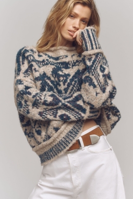 Relaxed Roll-Neck Sweater
