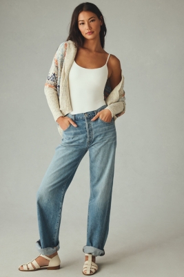 Jacquard Cocoon Cardigan Sweater
