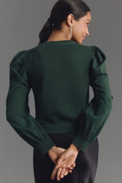 Mixed Media Cardigan Sweater | Nuuly