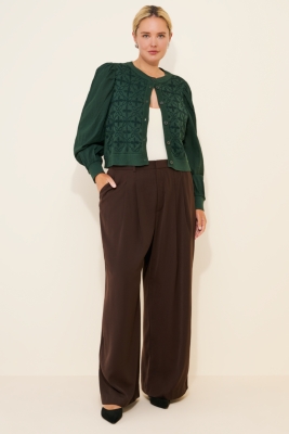 Mixed Media Cardigan Sweater | Nuuly