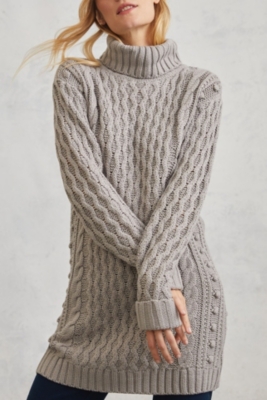 Chase Cable Knit Tunic Sweater | Nuuly Rent