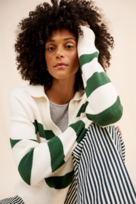 Collared Polo Sweater