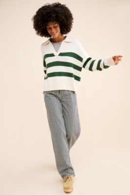 Collared Polo Sweater
