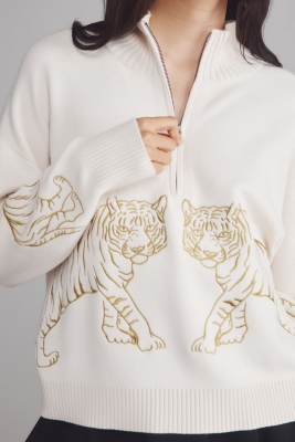 Montana Mock-Neck Half-Zip Sweater | Nuuly