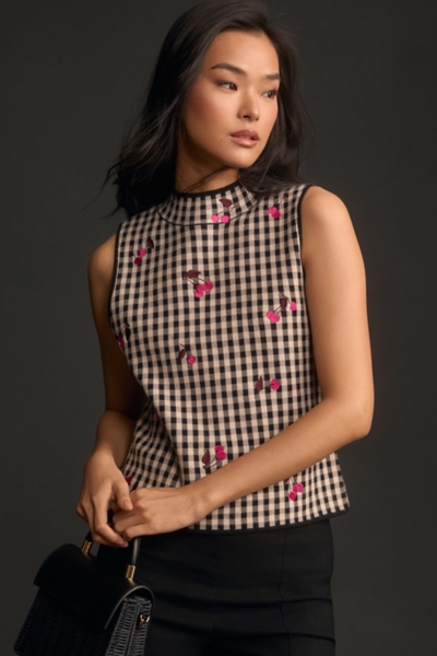 Sleeveless Mock-Neck Sweater Tank | Nuuly