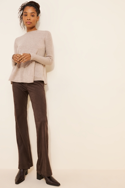 Crew-Neck Cashmere Swing Sweater | Nuuly