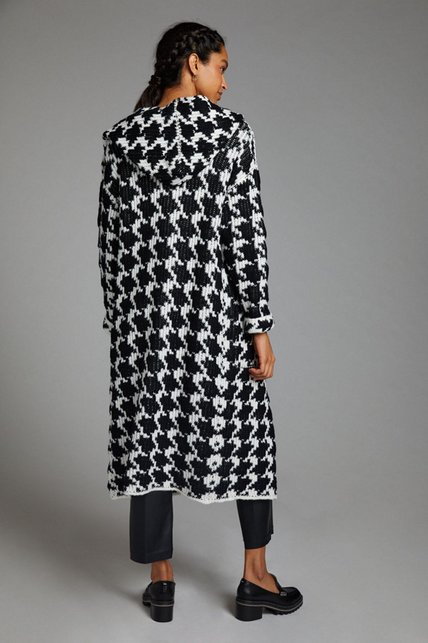 Houndstooth Sweater Coat | Nuuly Houndstooth Sweater Coat | Nuuly