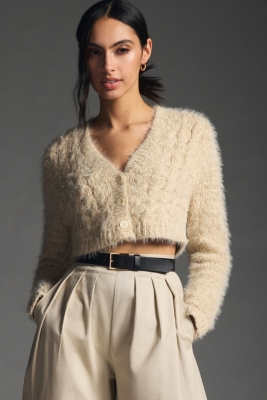 Anthropologie eyelash cardigan clearance