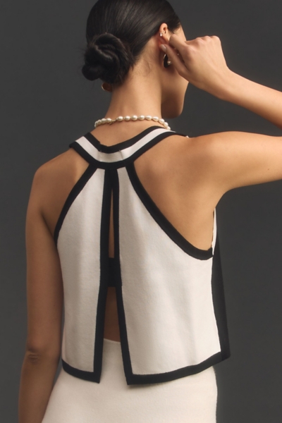 Shrunken Open-Back Sweater Tank | Nuuly