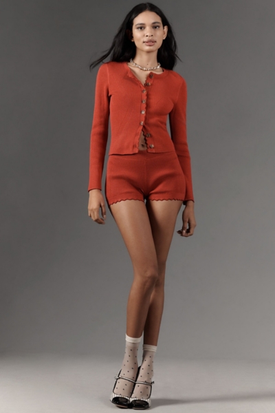 Scalloped Cardigan Sweater | Nuuly