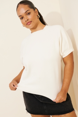 Crew-Neck Sweater Tee